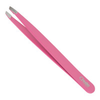 Credo Pop Art Slant Tweezer Pink  Credo Pop Art Slant Tweezer Pink