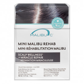 Malibu C Mini Malibu Rehab Scalp Wellness Hair Treatment 12pc