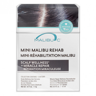 Malibu C Mini Malibu Rehab Scalp Wellness Hair Treatment 12pc