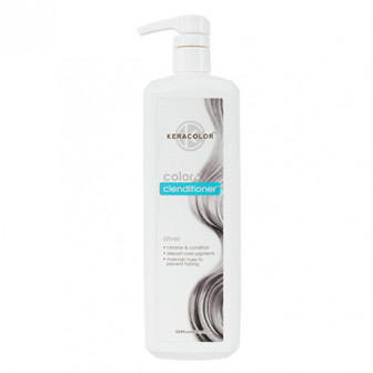 Keracolor Color + Clenditioner Colour Shampoo Silver 1L