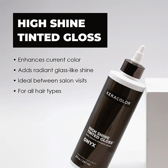 Keracolor High Shine Tinted Gloss Onyx 237ml