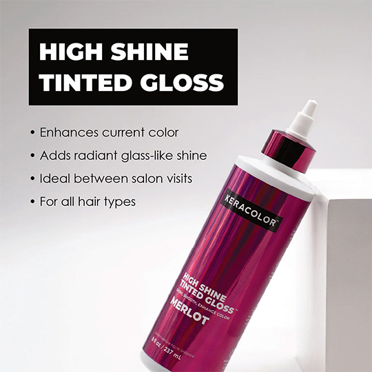 Keracolor High Shine Tinted Gloss Merlot 237ml