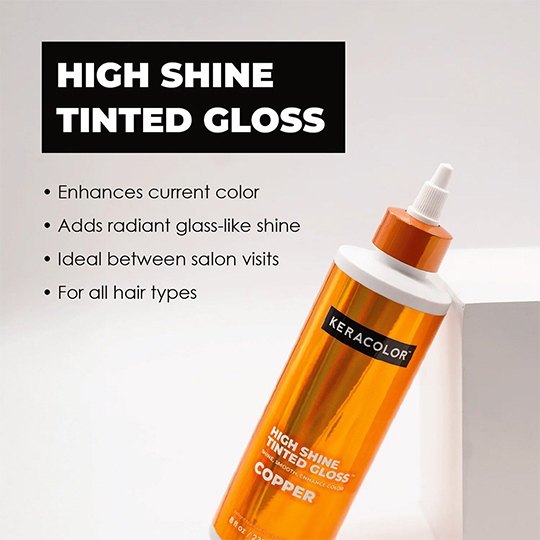 Keracolor High Shine Tinted Gloss Copper 237ml