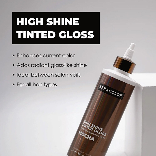 Keracolor High Shine Tinted Gloss Mocha 237ml
